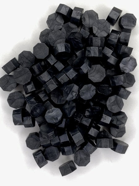 Dark Gray - Black Pearl Sealing Wax Beads for Envelopes & Invitations, 3 ounces (approx. 250 beads)