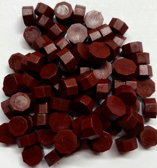 Burgundy Sealing Wax Beads, set of 250