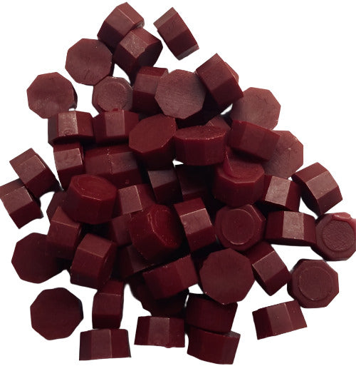Dark Cranberry (solid) Sealing Wax Beads for Envelopes & Invitations, approx. 250 beads (3 oz)