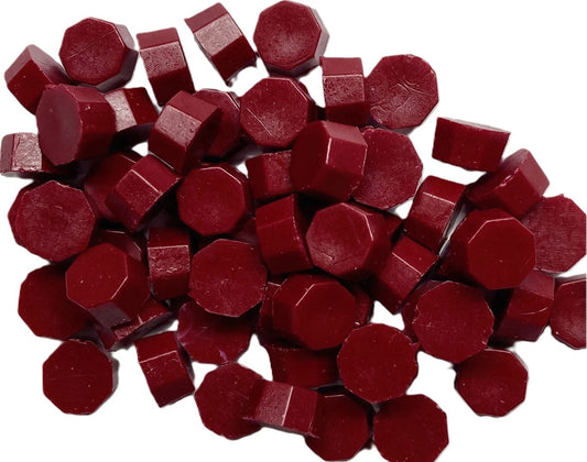 Cranberry (solid color) Sealing Wax Beads for Envelopes & Invitations, approx. 250 beads (3 oz)