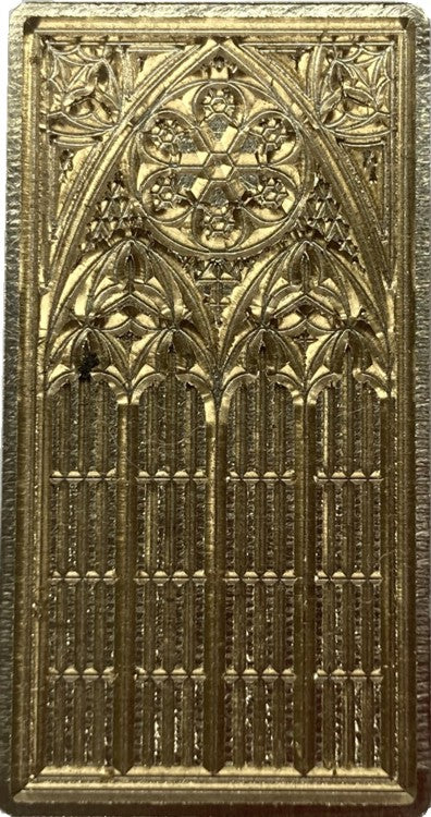 Gothic-style Intricate Flourish in Frame rectangular Wax Seal Stamp head (click for better picture!)