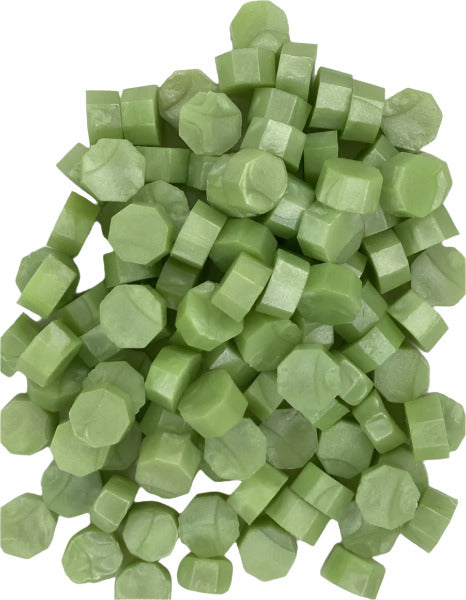 Lime Green Pearl Sealing Wax Beads, 3 ounces (approx. 250 beads)