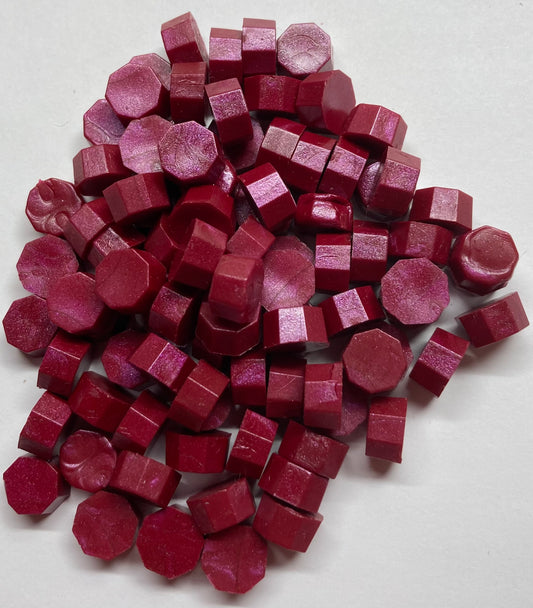 Magenta Sealing Wax Beads for Envelopes & Invitations, approx 250 beads
