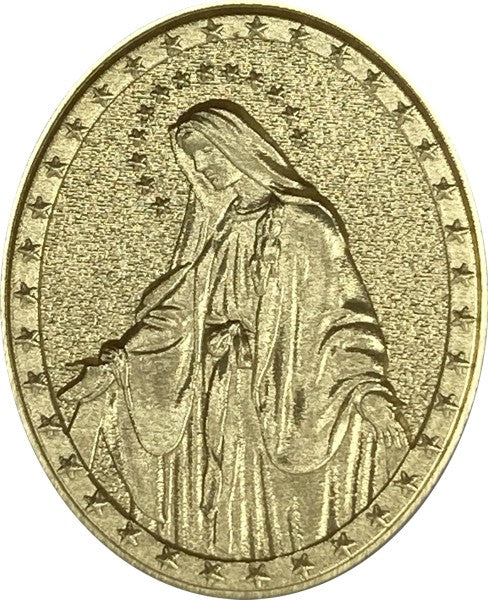 3D Mary, Mother of Jesus, Immaculate Conception - inside Frame - Wax Seal Stamp head