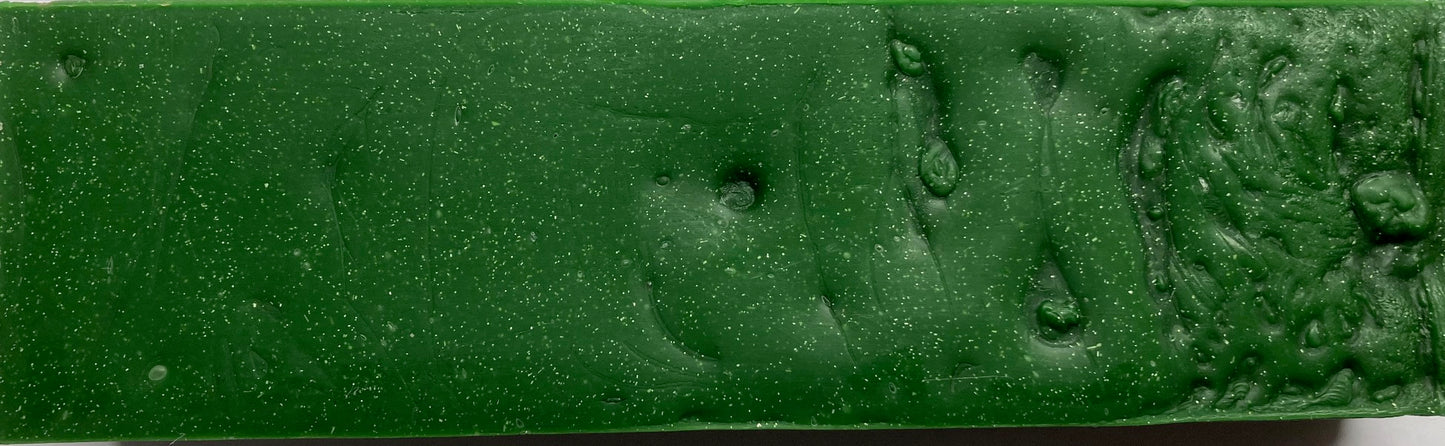 Shimmering Green flexible Bottle Sealing Wax (1 pound block)