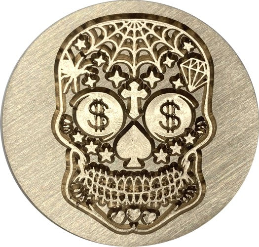 Sugar Skull / Day of the Dead (web $$ version) Wax Seal Stamp Head