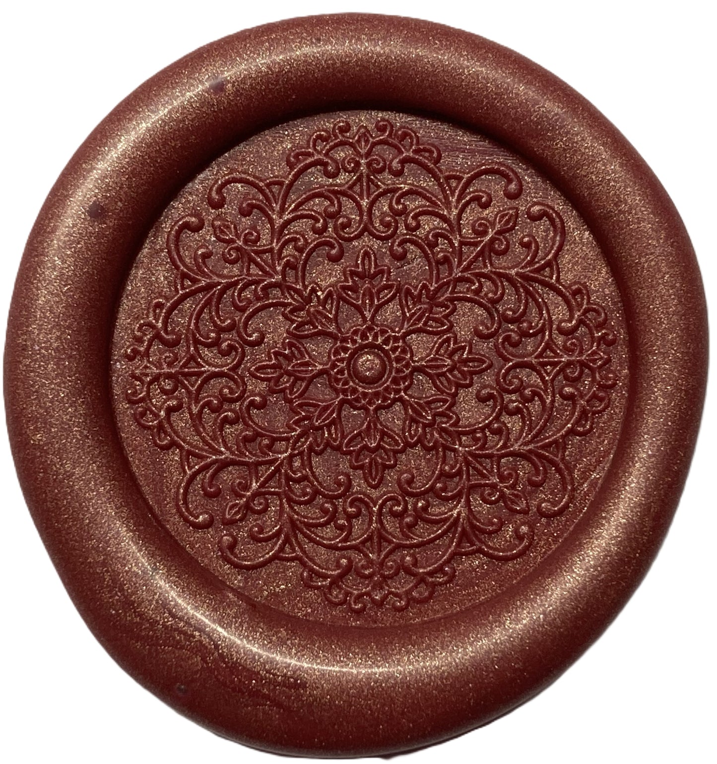 Lacy Mandala Wax Seal Stamp head, 1.2" diameter, pretty design!!