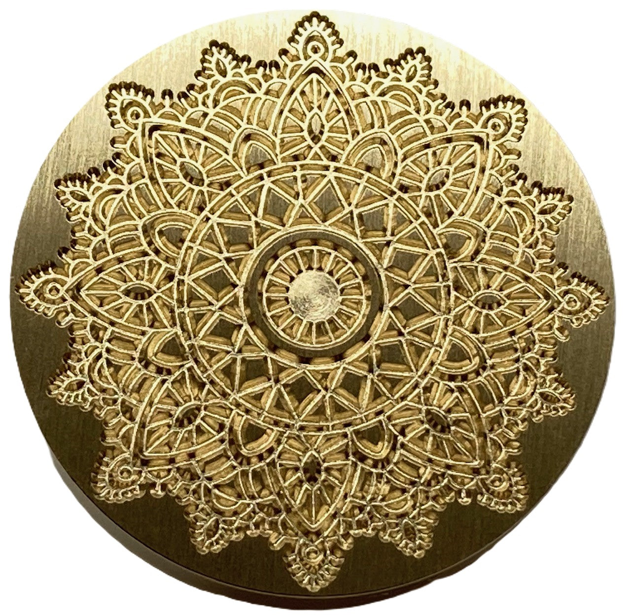 Lace Doily - style Mandala Wax Seal Stamp head, beautiful intricate design!