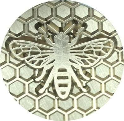 Cute Bee on Honeycomb Background Wax Seal Stamp Head