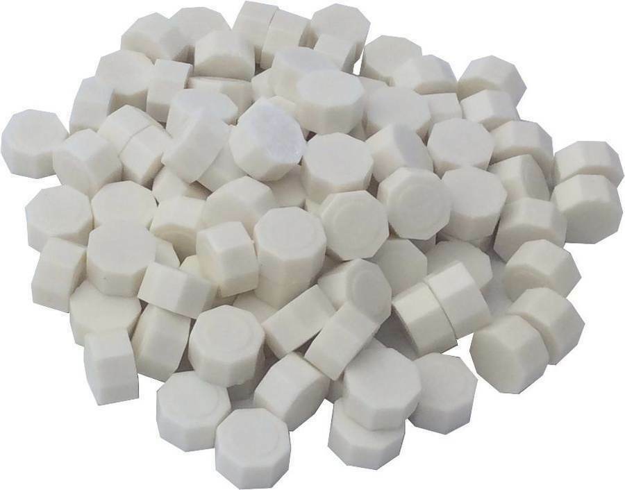 White Sealing Wax Beads for Envelopes & Invitations, approx. 250 beads