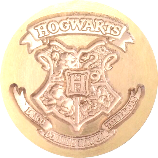 3D Hogwarts Crest Wax Seal Stamp Head, Harry Potter theme