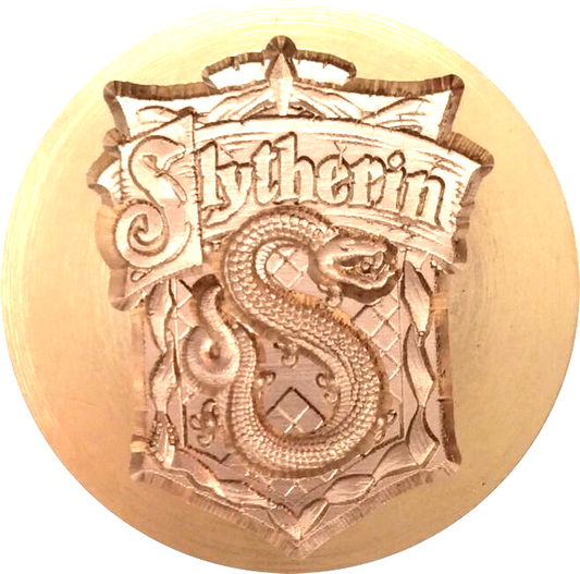 3D Slytherin Insignia Wax Seal Stamp Head, Harry Potter theme - 1.2" diameter