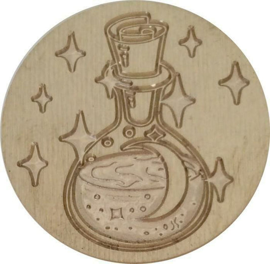 Magic Potion deluxe 1.2" diameter Wax Seal Stamp Head - fun unique design!