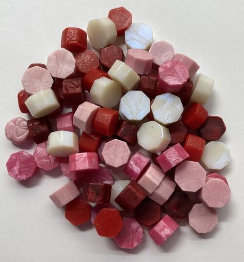 Valentine Color Mix Sealing Wax Beads (approx 250) for Envelopes & Invitations!