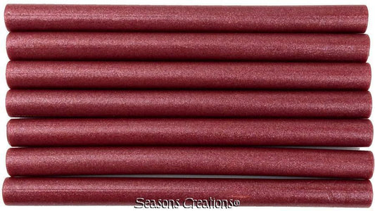 Shimmering Cranberry Flexible Glue Gun Sealing Wax - 7 Sticks (5" long)
