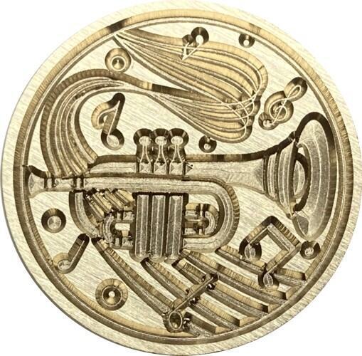 Trumpet musical-themed Wax Seal Stamp head