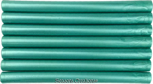 Jade Green Pearl Flexible Glue Gun Sealing Wax - 7 Sticks, 5 inches long