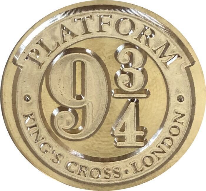 Platform 9 3/4 Harry Potter design Wax Seal Stamp Head