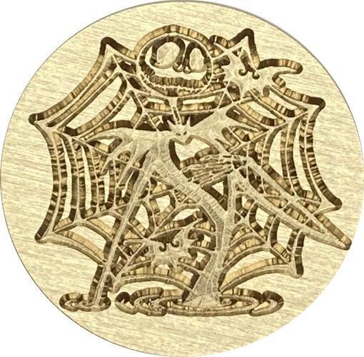 Jack Skellington 1" diameter Wax Seal Stamp head - Nightmare!