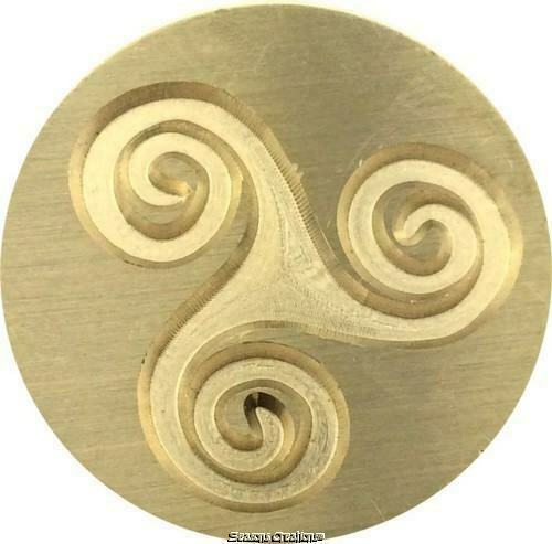 Triskele / Triquetra / Triple Spiral Wax Seal Stamp Head