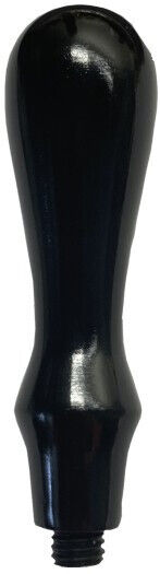 Black Lacquer Standard-style Wood wax seal stamp handle, fits our engraved heads