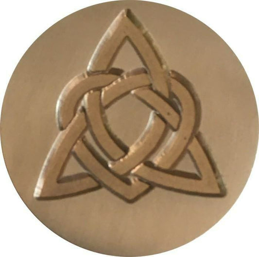 Celtic Heart Knot Wax Seal Stamp Head, 1" diameter