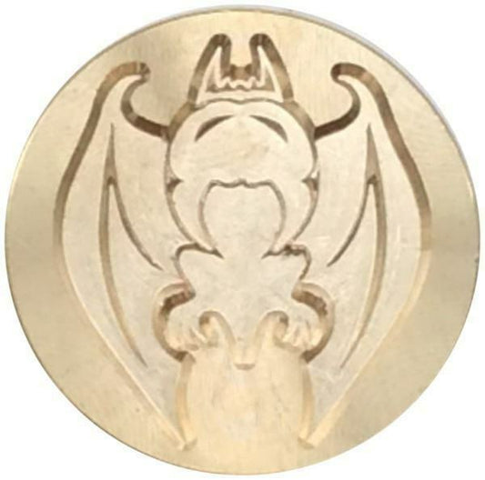 Stylized Bat Halloween Wax Seal Stamp Head - Fun for Halloween Party Invitations!