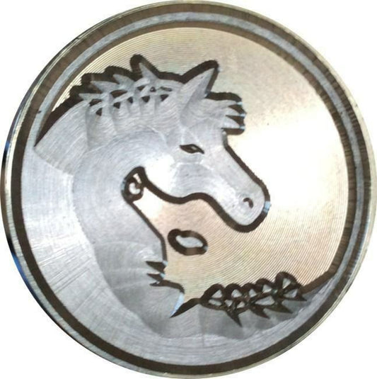 Intertwined Horses, Yin Yang style Wax Seal Stamp Head