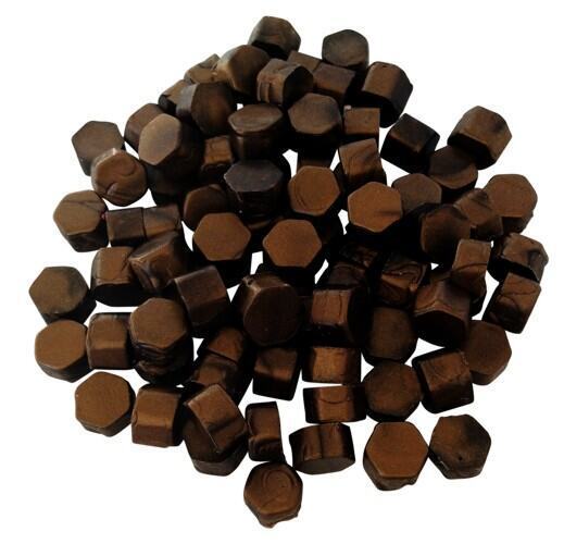Old Bronze (Pearl) Sealing Wax Beads (approx 250) for Envelopes & Invitations