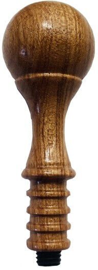 Ball-top Larger-size Wood Wax Seal Stamp Handle, fits all our engraved heads!