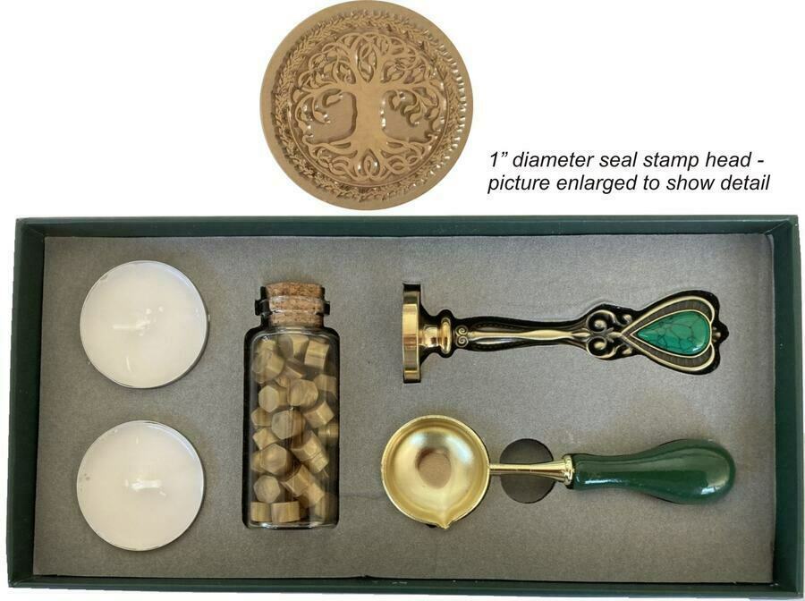 Celtic Tree Wax Seal Stamp Set