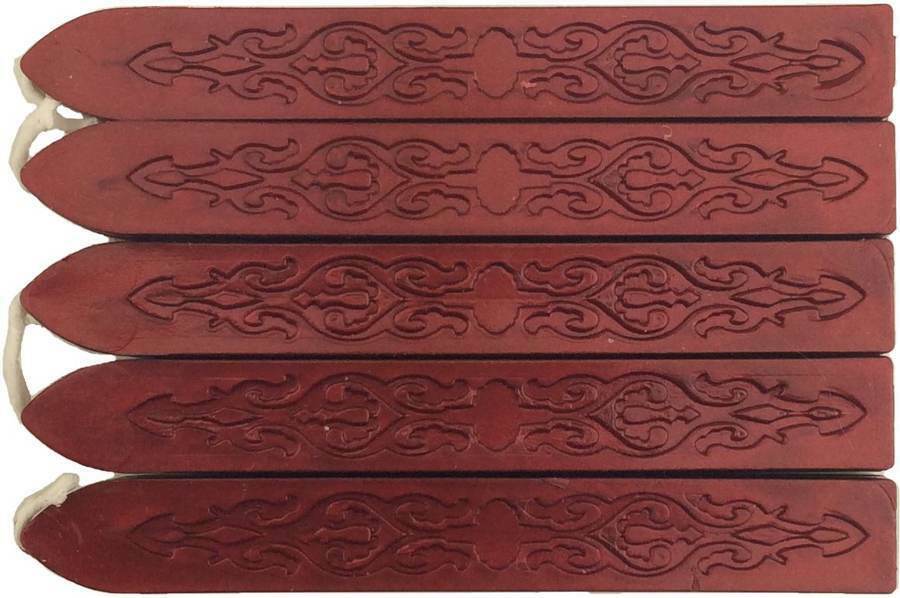 Cranberry Pearl Sealing Wax (with wick) - 5 Sticks