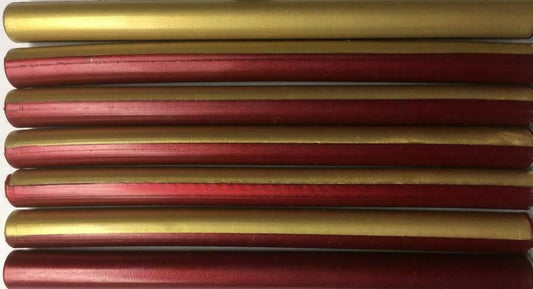 Cranberry Pearl and Gold 2-tone glue gun sealing wax