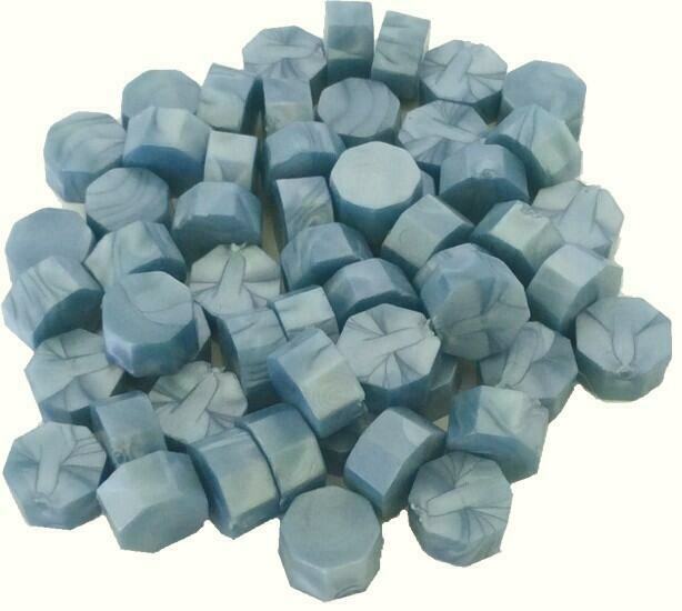 Aqua sealing wax beads