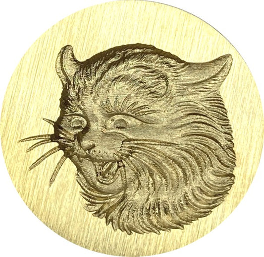 3D Cat Face Wax Seal Stamp head, Incredible detail!