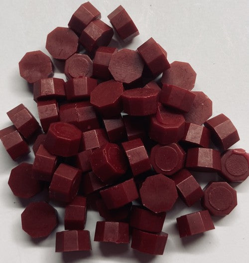 Dark Cranberry (solid) Sealing Wax Beads for Envelopes & Invitations, approx. 250 beads (3 oz)