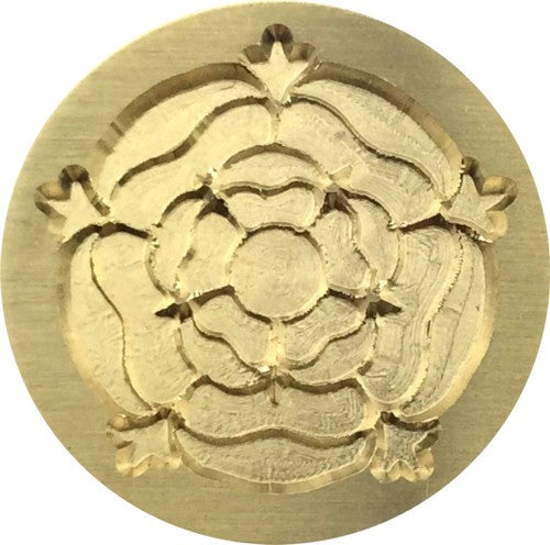 Tudor Rose - English heraldic emblem Wax Seal Stamp Head, 1" diameter