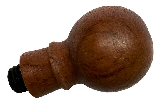 Short Ball-top Wax Seal Stamp Wood Handle, works well with our 1" and smaller engraved heads