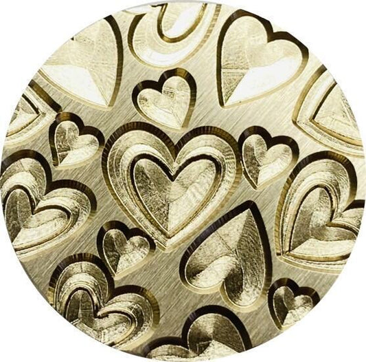 Hearts Galore Wax Seal Stamp head