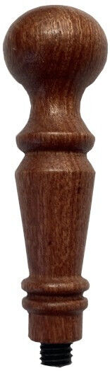 Medium Ball-top style Wood Wax Seal Stamp Handle, fits all our engraved heads!