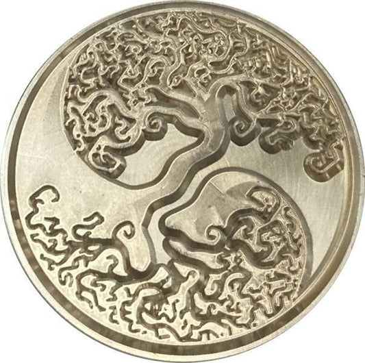 Yin Yang Trees 1.2" diameter Wax Seal Stamp Head