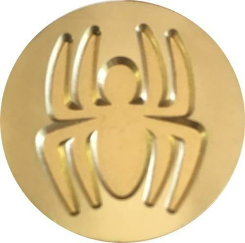 Spiderman-Style Spider Wax Seal Stamp head, 7/8" diameter