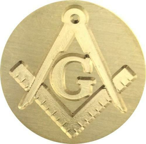 Mason Symbol Wax Seal Stamp Head, 1" diameter