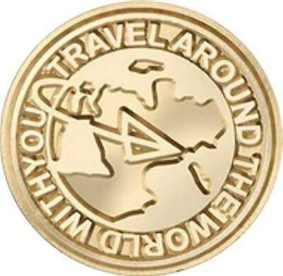"Travel Around the World With You" Wax Seal Stamp Head